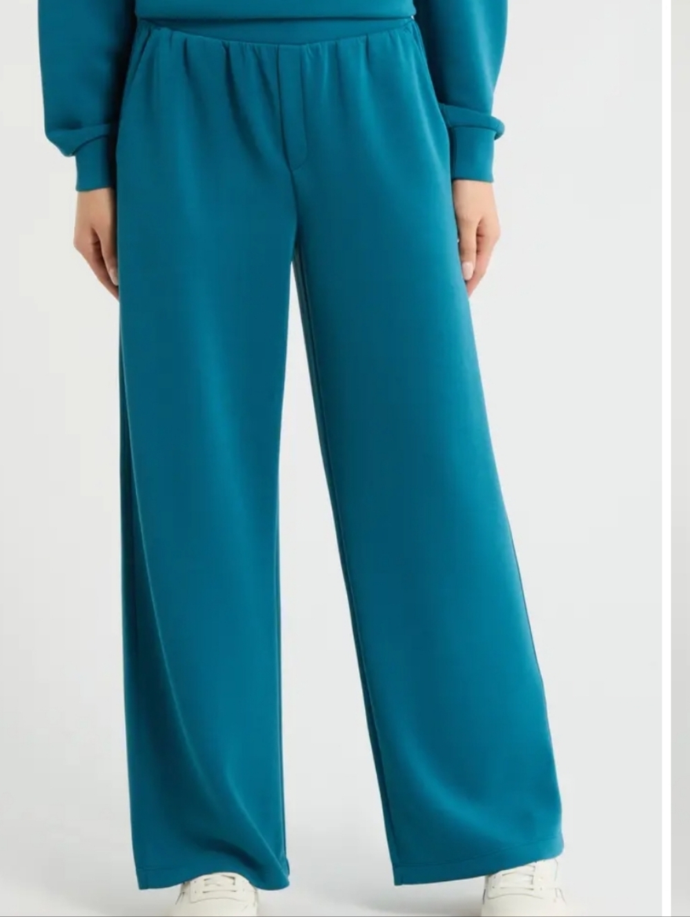 Zella Teal Wide-Leg Lounge Pants